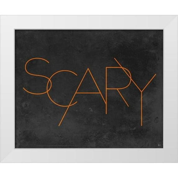 Aiken, Jess 14x12 White Modern Wood Framed Museum Art Print Titled - Haunted V