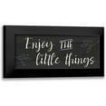 thumbnail image 1 of Aiken, Jess 14x8 Black Modern Framed Museum Art Print Titled - Simple Signs I Black, 1 of 5