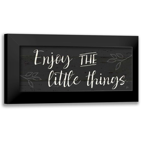 Aiken, Jess 14x8 Black Modern Framed Museum Art Print Titled - Simple Signs I Black