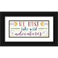 thumbnail image 1 of Aiken, Jess 14x8 Black Ornate Wood Framed with Double Matting Museum Art Print Titled - Lost in Words IV, 1 of 4