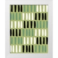 thumbnail image 1 of Aiken, Jess 15x18 White Modern Wood Framed Museum Art Print Titled - Shamrock Shades Step 03B Black, 1 of 4