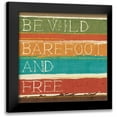 thumbnail image 1 of Aiken, Jess 20x20 Black Modern Framed Museum Art Print Titled - Thoughtful Strokes II, 1 of 5