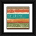 thumbnail image 1 of Aiken, Jess 26x26 Black Ornate Wood Framed with Double Matting Museum Art Print Titled - Thoughtful Strokes I, 1 of 4