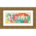 thumbnail image 1 of Aiken, Jess 32x15 Gold Ornate Wood Framed with Double Matting Museum Art Print Titled - Be Bold III, 1 of 4
