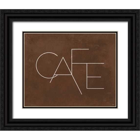 Aiken, Jess 32x26 Black Ornate Wood Framed with Double Matting Museum Art Print Titled - Coffee III