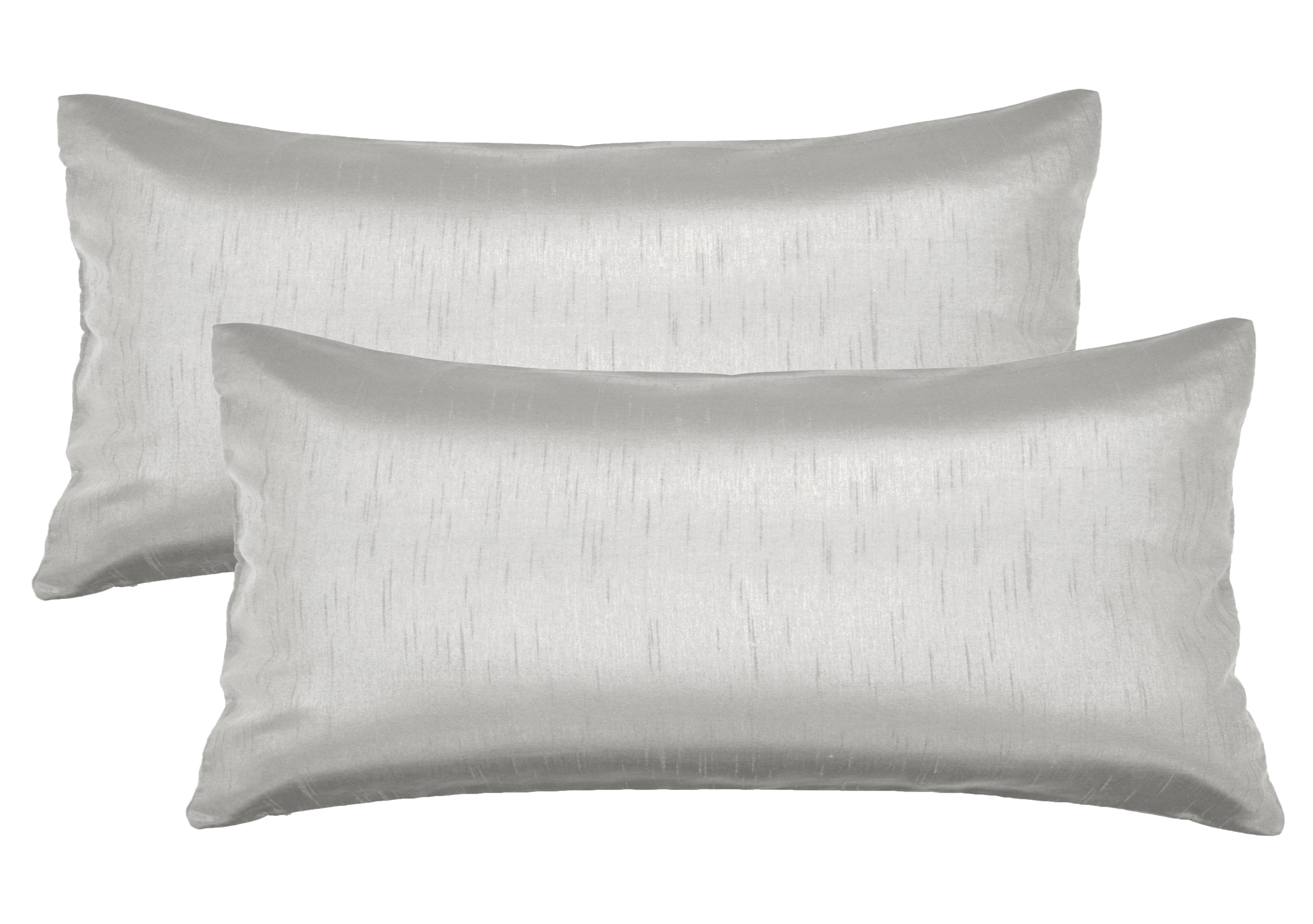 Aiking Home 12x24 Inches Faux Silk Rectangular Throw Pillow Cover