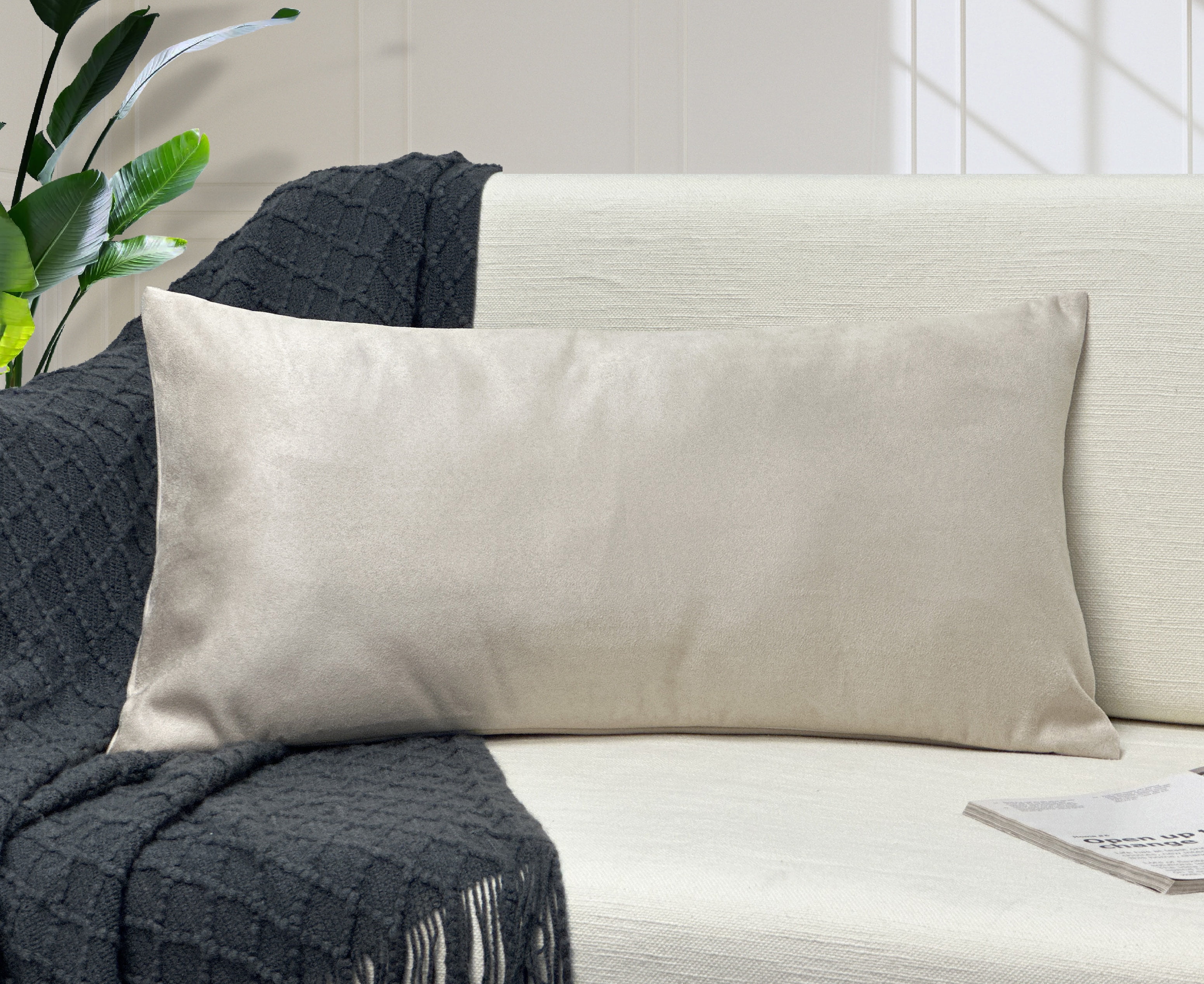 Lumbar Pillow Covers 12x24