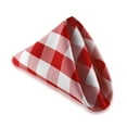 thumbnail image 1 of Aiking Home 18" x 18" Picnic Check Cloth Dinner Napkins, Polyester, Machine Washable, ( Pack of 6 ) Red/White, 1 of 3