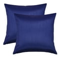 thumbnail image 1 of Aiking Home 20x20 Inches Faux Silk Square Throw Pillow Cover, Zipper Closure, Royal (Set of 2), 1 of 4