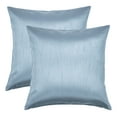 thumbnail image 1 of Aiking Home Collection Indoor Solid Print Faux Silk Throw Pillows, 26'' x 26'', Blue, 2-Pieces, 1 of 5