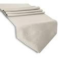 thumbnail image 1 of Aiking Home (Pack of 1)13"x 72" -Solid &amp; Unlined Classic Faux Silk Table Top Runner , Ivory--Perfect for Party Decor, Baby Shower ,Wedding, Thanksgiving, Christmas or any Special Event, 1 of 2