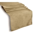 thumbnail image 1 of Aiking Home (Pack of 1) Solid Faux Silk Table Runner, Brass-Size 13''x108''- Ideal for Wedding, Baby Shower, Party Decor, Thanksgiving, Christmas or Special Event., 1 of 2