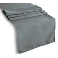 thumbnail image 1 of Aiking Home (Pack of 1) Solid Faux Silk Table Runner, Gray-Size 13''x108'' - Ideal for Wedding, Baby Shower, Party Decor, Thanksgiving, Christmas or Special Event., 1 of 2