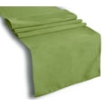 thumbnail image 1 of Aiking Home (Pack of 12) Solid Faux Silk Table Runner, Green-Size 13''x72''- Ideal for Wedding, Baby Shower, Party Decor, Thanksgiving, Christmas or Special Event., 1 of 2