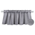 thumbnail image 1 of Aiking Home Pure 100% Faux Linen Window Valance - Size 56 inch x 16 inch, Light Grey, 1 of 4
