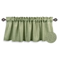thumbnail image 1 of Aiking Home Pure 100% Faux Linen Window Valance - Size 56 inch x 16 inch, Moss, 1 of 4