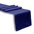 thumbnail image 1 of Aiking Home Solid Faux Linen Unlined Table Runner 13 By 72 inches - Navy, 1 of 1