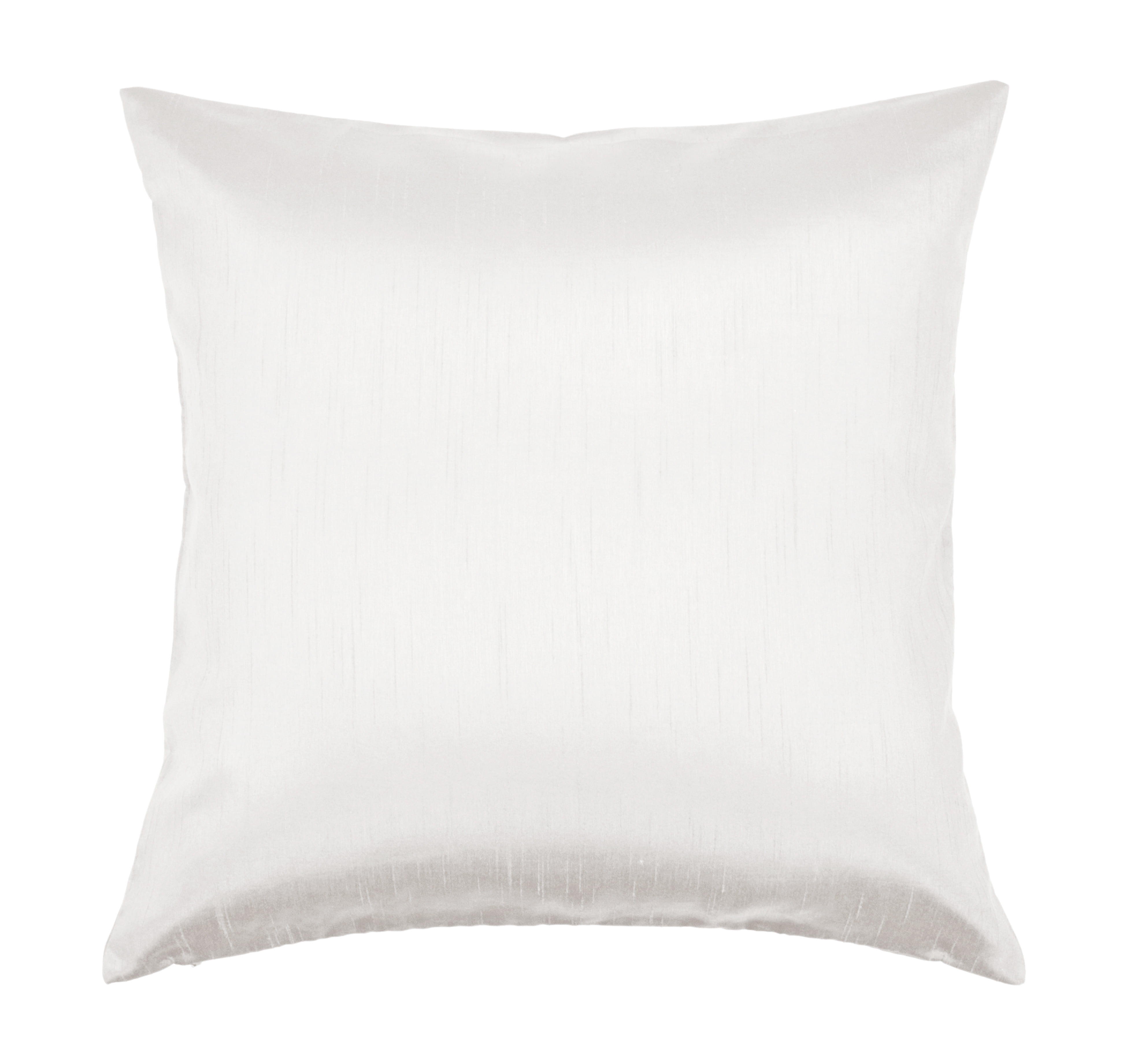 Aiking Home Solid Faux Silk Decorative Throw Pillow COVER 20 by 20 ...