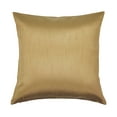 thumbnail image 1 of Aiking Home Solid Faux Silk Decorative Throw Pillow COVER 22 by 22 - Brass, 1 of 3