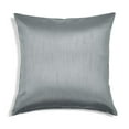 thumbnail image 1 of Aiking Home Solid Faux Silk Euro Sham / Pillow Cover 24 by 24 - Charcoal, 1 of 3