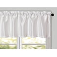 thumbnail image 1 of Aiking Home Solid Faux Silk window Valance, White-Size 56''x16'', 1 of 2