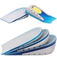 thumbnail image 1 of Ailaka Gel Height Increase Insoles 1 Pair, Shock Absorption Heel Cushion Pads, Height Lift Shoes Inserts for Men & Women, 1 of 7