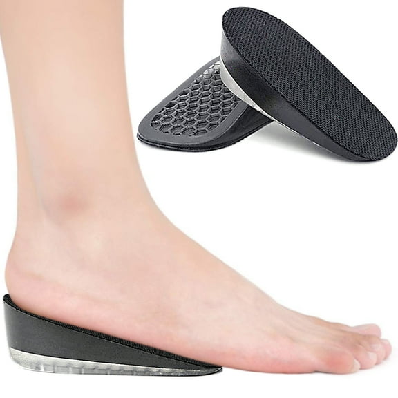 Ailaka Gel Height Increase Insoles, Shock Absorption Heel Cushion Pads, Height Lift Shoes Inserts for Men & Women