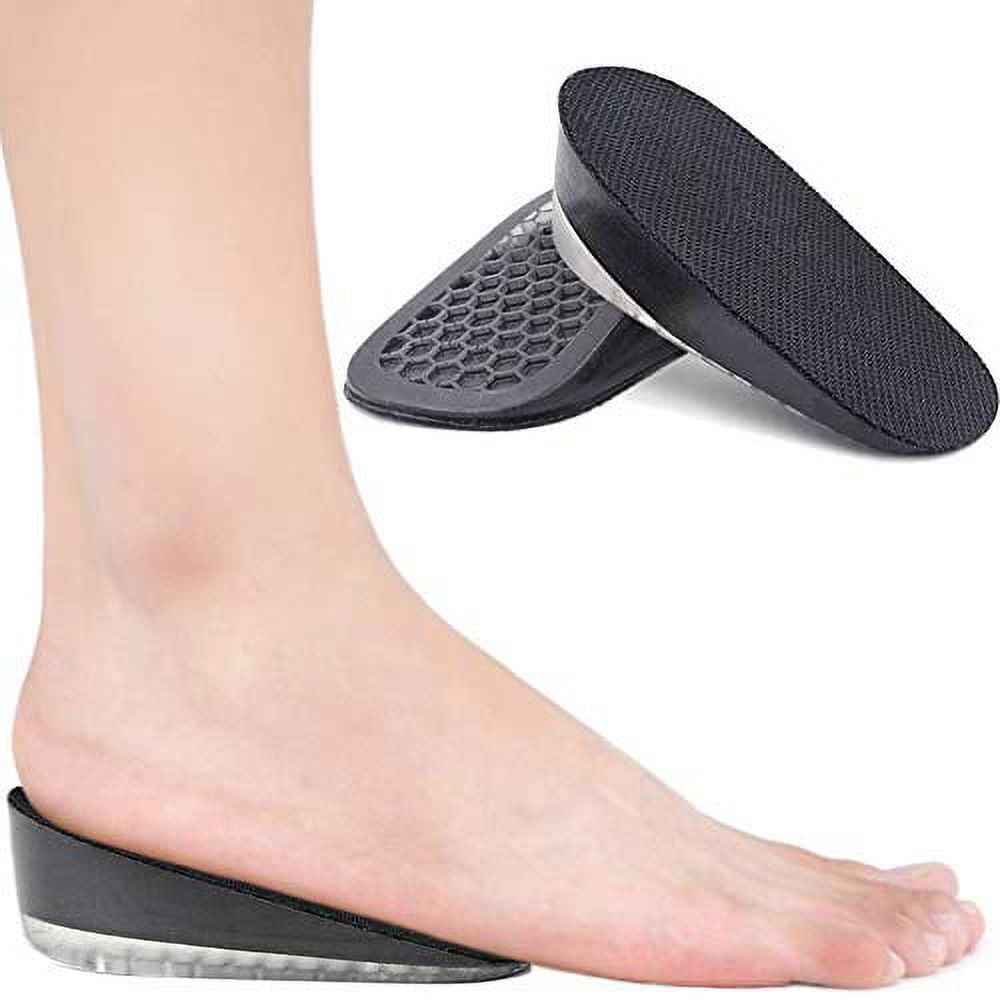 Ailaka Gel Height Increase Insoles, Shock Absorption Heel Cushion Pads,  Height Lift Shoes Inserts for Men & Women