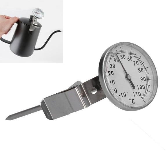 Ailao Food Thermometer,Coffee Thermometer Stainless Steel Food Making Milk Thermometer For Kitchen Restaurant,Cooking Thermometer