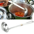 thumbnail image 1 of Ailao Stainless Steel Spoon,Folding Spoon Anti‑Slip Portable Outdoor Stainless Steel Barbecue Spoon Utensils Dinnerware,Portable Folding Spoon, 1 of 9