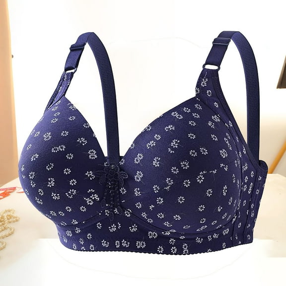 Ailaofu 2pcs Smooth Wireless Bras for Women No Underwire Comfort Seamless Supportive Bra Push Up Bralettes Full Coverage