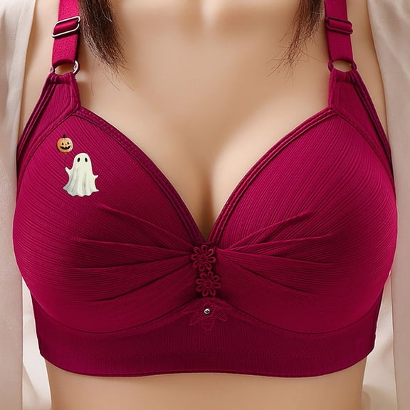 Ailaofu Bra for Womens Wireless Comfort Brassiere Bras Lightly Padded Lingerie