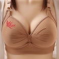thumbnail image 1 of Ailaofu Bra for Womens Wireless Comfort Brassiere Bras Lightly Padded Lingerie, 1 of 7