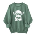 thumbnail image 1 of Ailaofu Christmas Sweatshirts for Women Crewneck Long Sleeve Shirt Xmas Holiday Party Pullover Sweater Tops Fall Outfits, 1 of 6
