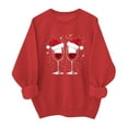 thumbnail image 1 of Ailaofu Christmas Sweatshirts for Women Crewneck Long Sleeve Shirt Xmas Holiday Party Pullover Sweater Tops Fall Outfits, 1 of 6
