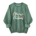 thumbnail image 1 of Ailaofu Christmas Sweatshirts for Women Crewneck Long Sleeve Shirt Xmas Holiday Party Pullover Sweater Tops Fall Outfits, 1 of 6
