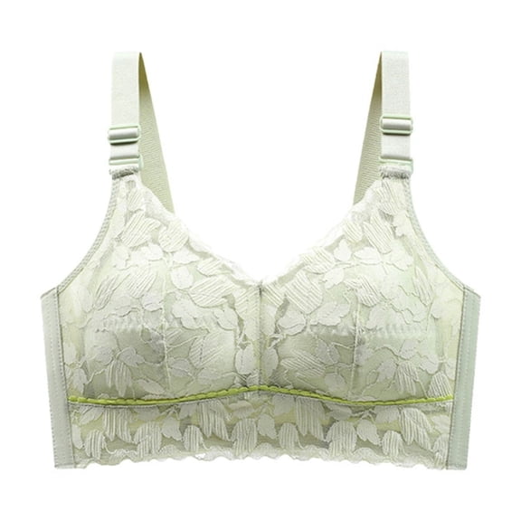 Ailaofu Everyday Lace Bras for Women Seamless Full Coverage Comfortable Wireless Bra Breathable Support Push Up Bralette