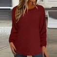 thumbnail image 1 of Ailaofu Fuzzy Oversized Sweaters for Women Casual Long Sleeve Chunky Sweater Knit Pullover Jumper Tops Fall Fashion, 1 of 6