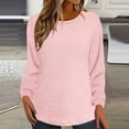thumbnail image 1 of Ailaofu Fuzzy Oversized Sweaters for Women Casual Long Sleeve Chunky Sweater Knit Pullover Jumper Tops Fall Fashion, 1 of 6
