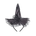 thumbnail image 1 of Ailaofu Halloween Witch Hat Headband For Costume Dress Accessories Bow Head Bands Party Photography Prop Head Decor, 1 of 6