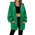 thumbnail image 1 of Ailaofu Hoodies For Women Zip Up Hoodie Oversized Sweatshirt Fleece Jackets Fall Winter Coats 2025 Fashion, 1 of 6