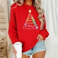 thumbnail image 1 of Ailaofu Snowflake Sweatshirt for Women Teen Girls Ugly Christmas Sweater Style Xmas Holiday Sweatshirts, 1 of 6