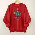 thumbnail image 1 of Ailaofu Ugly Christmas Sweater Women Funny Red Merry Christmas Sweatshirt Oversized Xmas Graphic Sweaters Holiday Pullover, 1 of 6