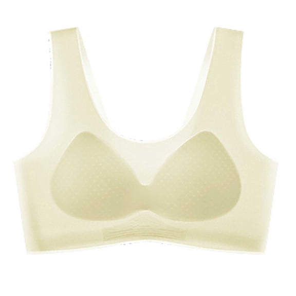 Ailaofu Wireless Bras for Women No Underwire Full Coverage Supportive T-Shirt Bras Pushup Bra Breathable Comfort Cotton Bra