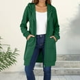 thumbnail image 1 of Ailaofu Women Plus Size Zip Up Hoodies Long Sleeve Tunic Sweatshirt Long Fleece Hoodie Jacket with Pockets, 1 of 7