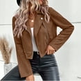 thumbnail image 1 of Ailaofu Women Zip Up Fall Fashion Trendy Long Sleeve Jackets Fall Clothing Outfits, 1 of 4