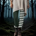 thumbnail image 1 of Ailaofu Women's Adult Halloween Striped Tights, 1 of 7
