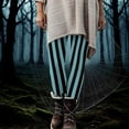 thumbnail image 1 of Ailaofu Women's Adult Halloween Striped Tights, 1 of 7