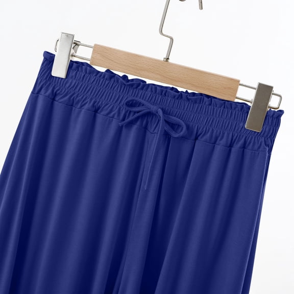 Ailaofu Women's Buttery Soft Modal Pajama Set - Breathable 2-Piece Lounge Sleepwear with Elastic Waist