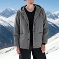 thumbnail image 1 of Ailaofu Women's Lightweight Puffer Jacket with Hood Pockets Quilted Padded Button Winter Coat, 1 of 7